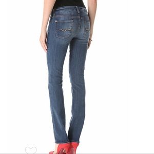7 for all mankind jeans, straight leg, size 26